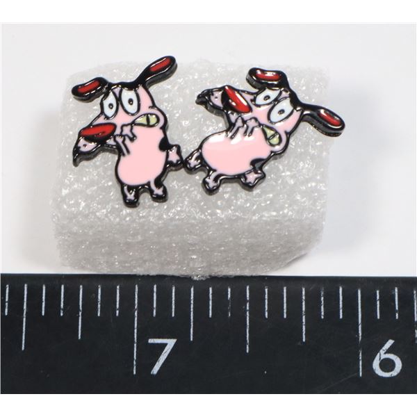 NEW COURAGE THE COWARDLY DOG THEME  ENAMEL