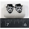 Image 1 : NEW HEISENBERG THEME ENAMEL EARRINGS