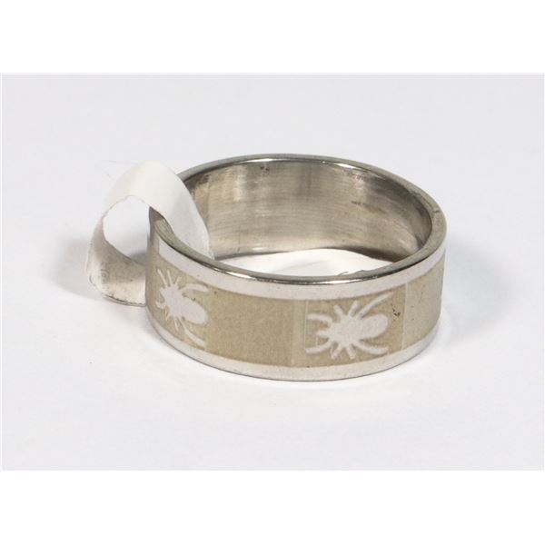 NEW TWO TONE SPIDER DESIGN 6.25 STAINLESS STEEL