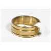 Image 1 : NEW GOLD TONE STRIPE DESIGN SIZE 6.5 STAINLESS