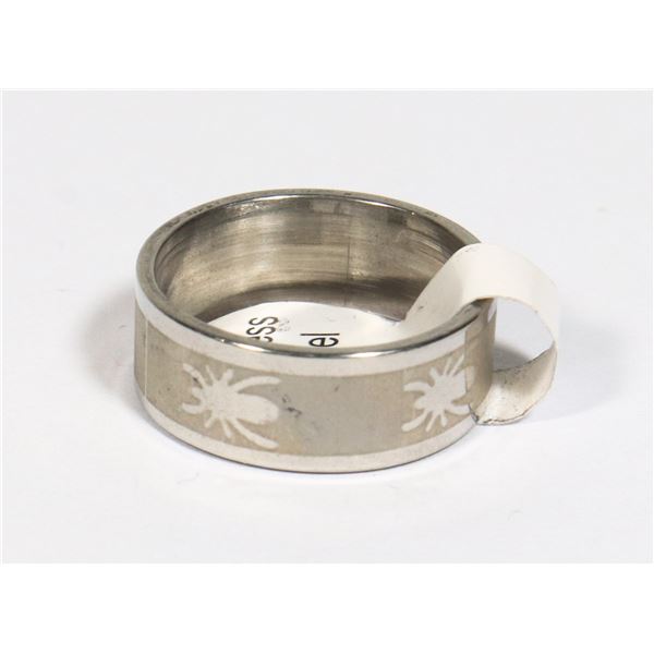 NEW TWO TONE SPIDER DESIGN 6.25 STAINLESS STEEL