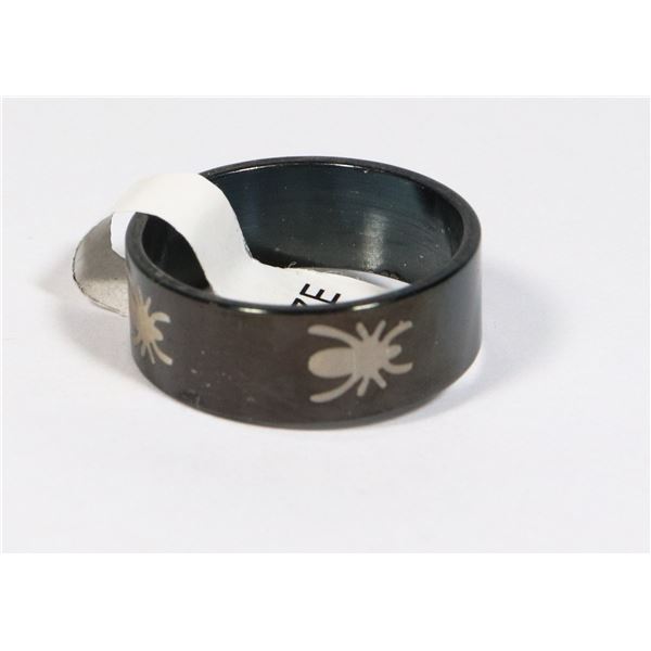 NEW BLACK TONE SPIDER DESIGN 7.5 STAINLESS STEEL