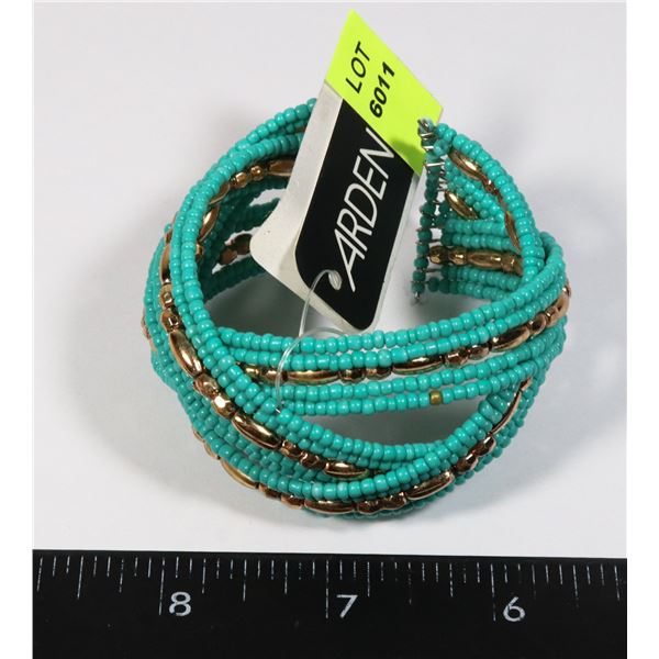 NEW BEADED CUFF BRACELET