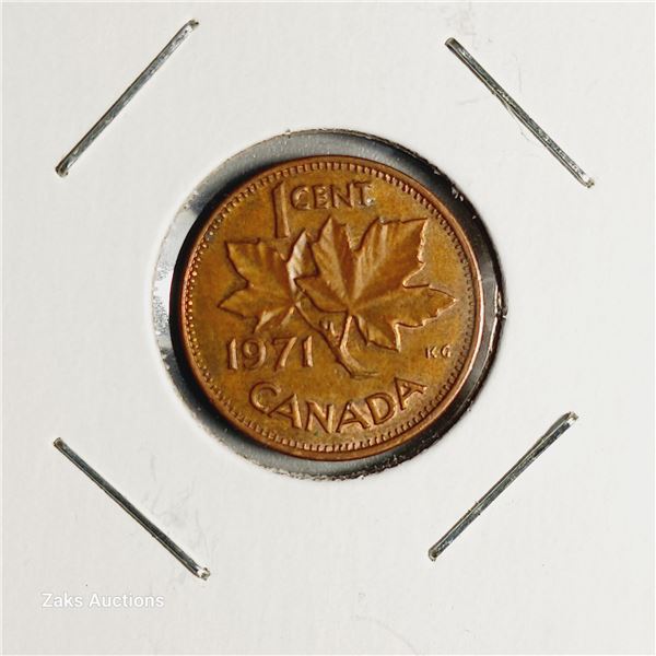 1971 Canada 1 Cent Coin