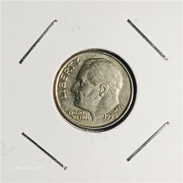 1995 P USA 10 Cent Coin