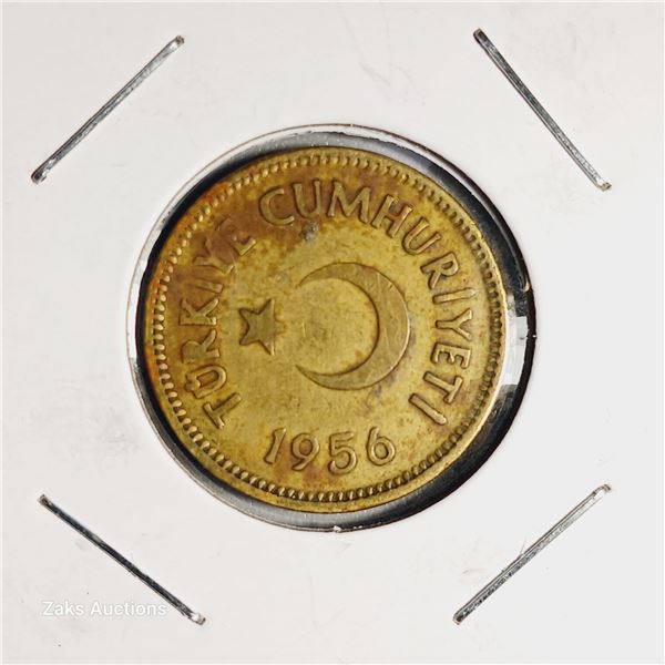 1956 Turkey 25 kurus Coin