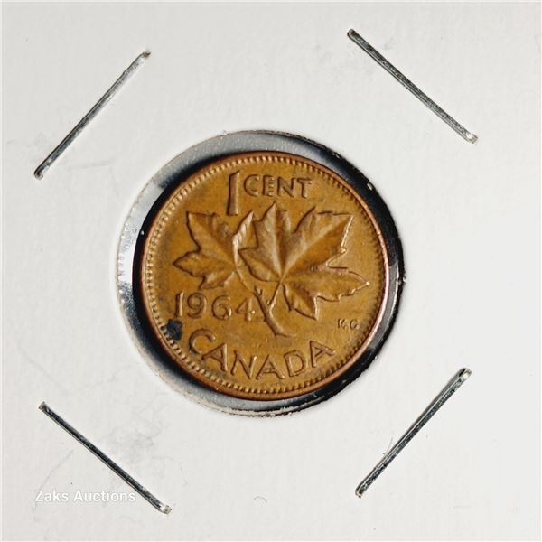 1964 Canada 1 Cent Coin