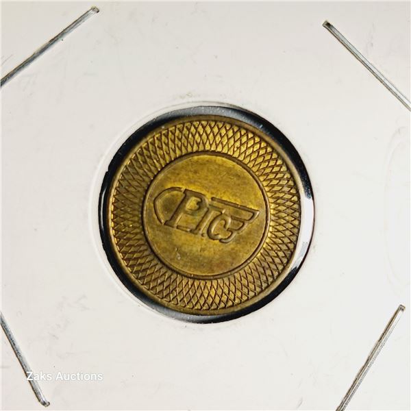 Philadelphia, Pennsylvania PA PTC Emblem Transit Token