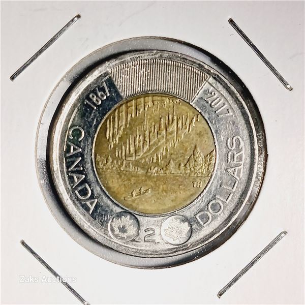 2017 Canada's 150th Anniversary Dance of the Spirits $2 Dollar Coin