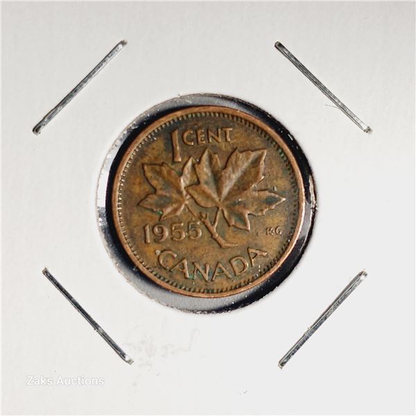 1953 Canada 1 Cent Coin