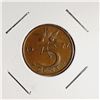 Image 1 : 1977 Netherlands 5 Cent Coin