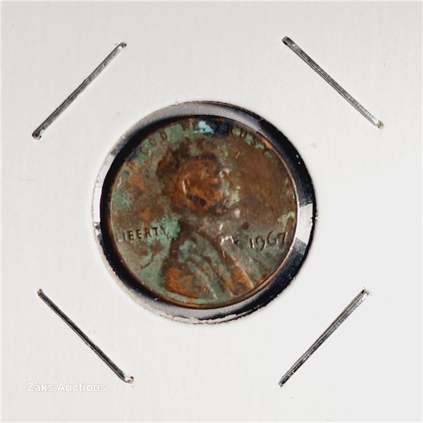 1967 USA 1 Cent Coin