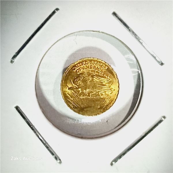 St Gaudens Eagle Miniature Coin - .375 Gold