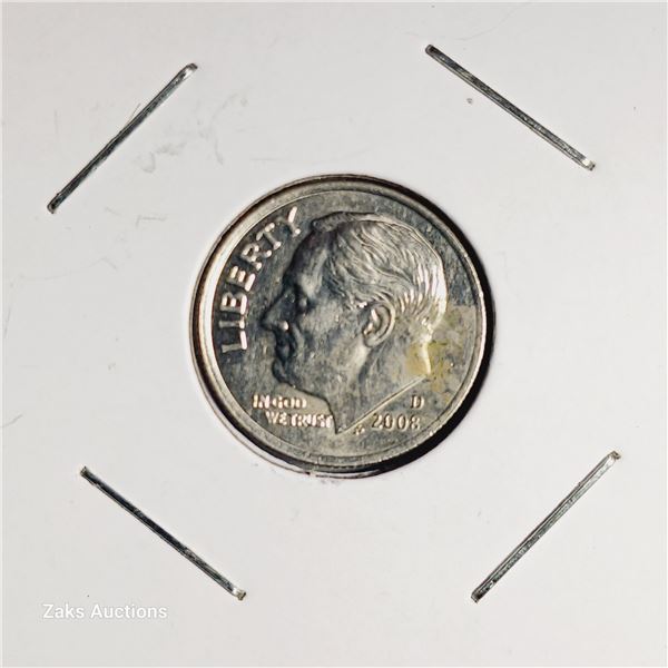 2008 D USA 10 Cent Coin