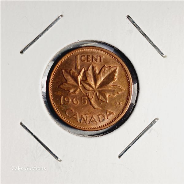 1965 Canada 1 Cent Coin