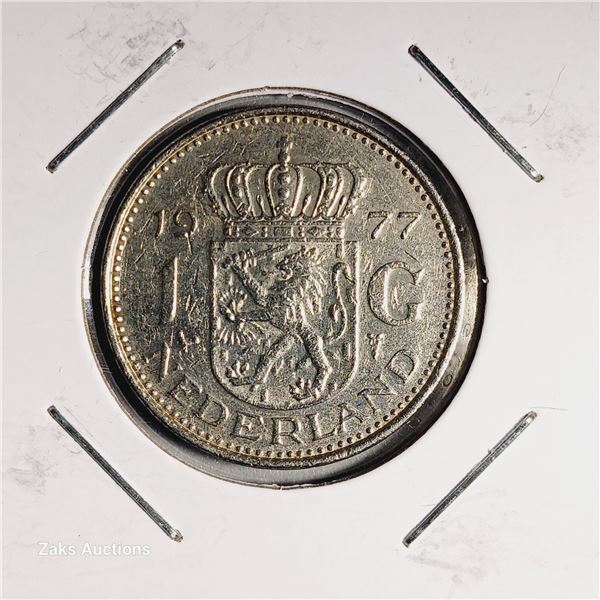 1950 Netherlands 1 Gulden Coin