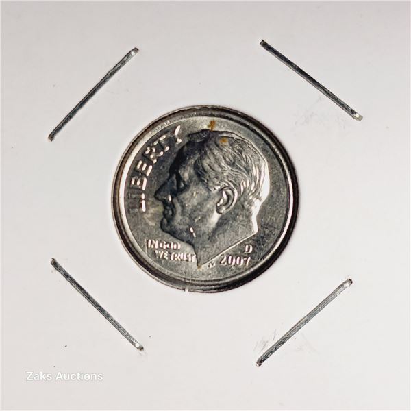 2007 D USA 10 Cent Coin