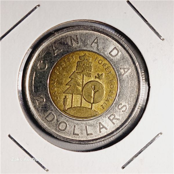 2011 Canada Boreal Forest $2 Dollar Coin