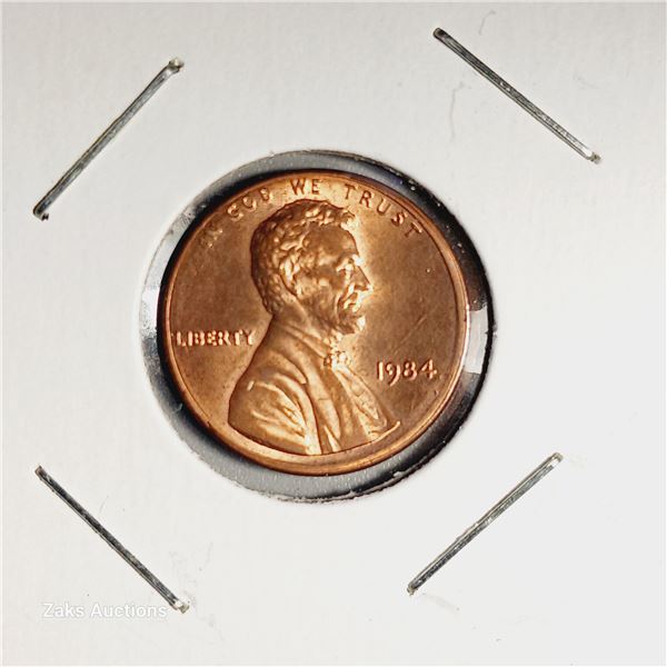 1984 USA 1 Cent Coin