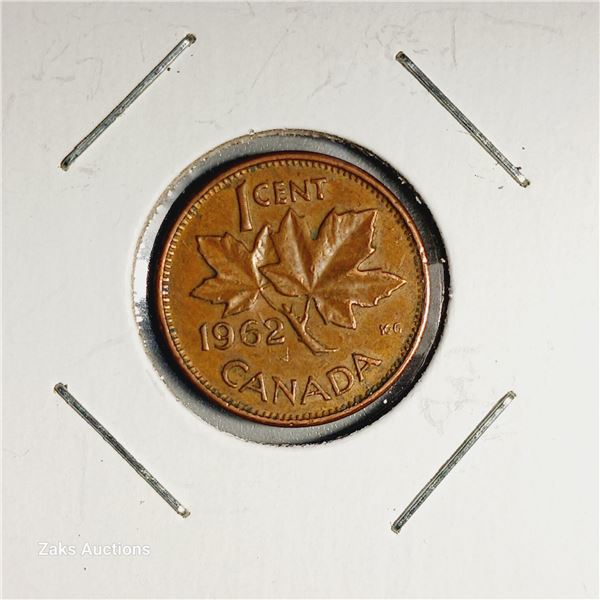 1962 Canada 1 Cent Coin