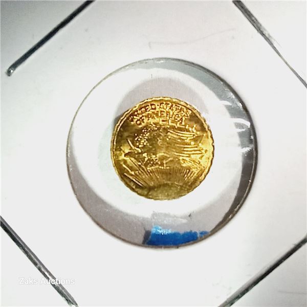 St Gaudens Eagle Miniature Coin - .375 Gold