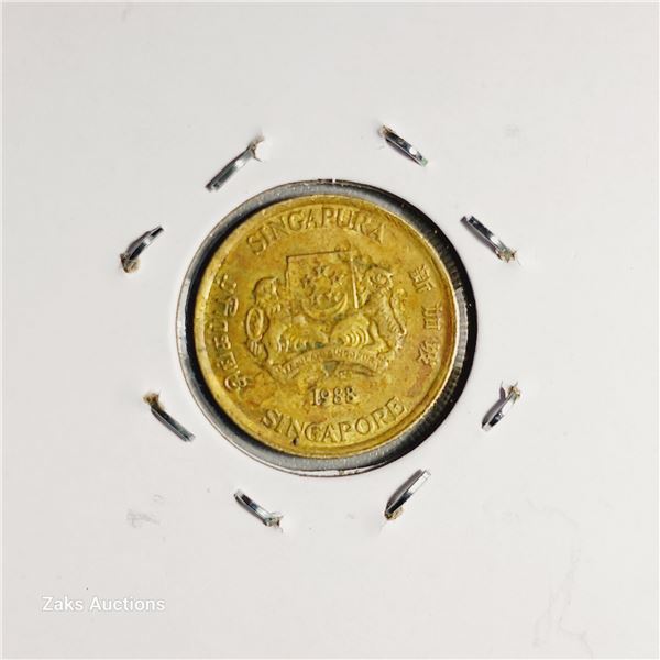 1988 Singapore 5 Cent Coin