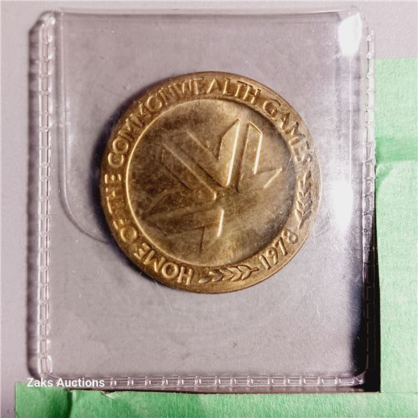 1978 Edmonton Home of the Commonwealth Games Token