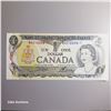 Image 1 : UNC 1973 Bank of Canada $1 Dollar Banknote