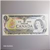 Image 1 : UNC 1973 Bank of Canada $1 Dollar Banknote