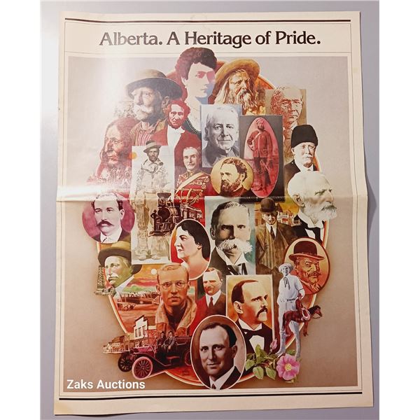 Vintage 1980 Alberta. A Heritage of Pride. Calendar *Clean & Sharp Edges*
