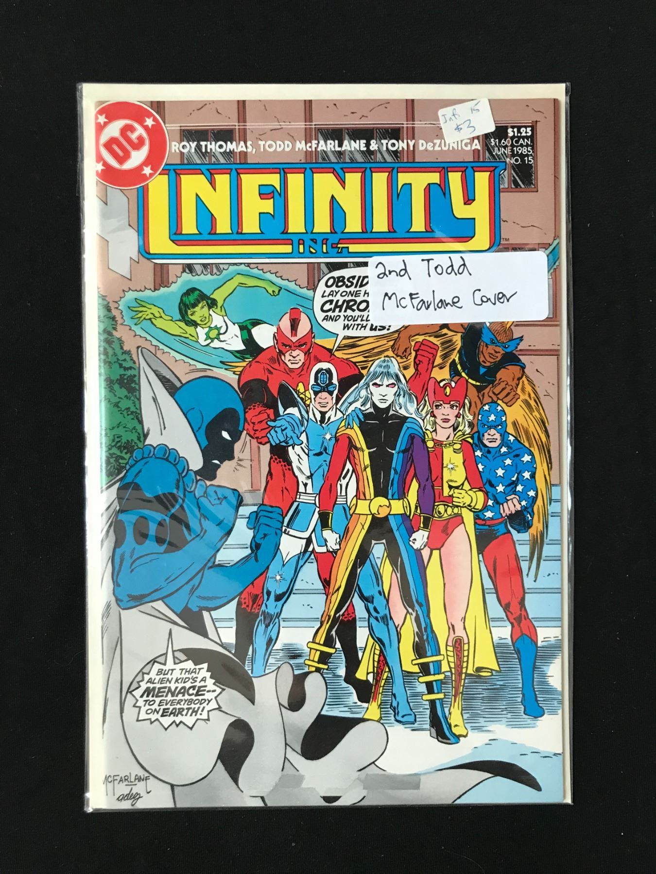 DC COMICS NO.15 INFINITY INC