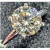 Image 1 : 14K WHITE GOLD 2.6G LAB DIAMOND 1.6CT  RING (~SIZE 6.5)
