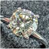 Image 3 : 14K WHITE GOLD 2.6G LAB DIAMOND 1.6CT  RING (~SIZE 6.5)