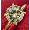 Image 2 : 10K YELLOW GOLD 2.36G LAB DIAMOND 1.3CT   RING (~SIZE 6.5)