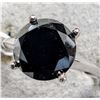 Image 2 : 14K WHITE GOLD 2.07G BLACK DIAMOND 2.5CT  RING (~SIZE 5.75)