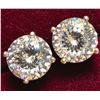 Image 1 : 14K WHITE GOLD 1.6G MOISSANITE 1.9CT  EARRINGS