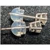 Image 2 : 14K WHITE GOLD 0.5G NATURAL DIAMOND 0.42CT   EARRINGS