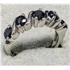 Image 2 : SILVER GENUINE SAPPHIRE   RING