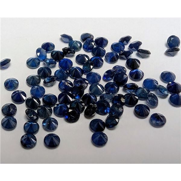 NATURAL SAPPHIRE 2-2.2MM APP 2.5CT