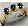 Image 2 : SILVER SAPPHIRE 1CT 2.3G   RING