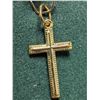 Image 1 : 10K YELLOW GOLD 0.52G CROSS   PENDANT