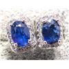 Image 1 : SILVER TANZANITE 1CT   EARRINGS