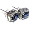 Image 2 : SILVER TANZANITE 1CT   EARRINGS