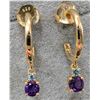 Image 1 : SILVER AMETHYST   EARRINGS