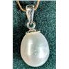 Image 1 : SILVER GENUINE CULTURE PEARL  PENDANT