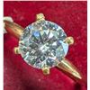Image 2 : 10K YELLOW GOLD 2.32G LAB DIAMOND 1CT  RING (~SIZE 6.5)