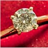 Image 2 : 10K YELLOW GOLD 1.38G NATURAL DIAMOND 0.56CT  RING (~SIZE 7)
