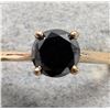 Image 2 : 10K YELLOW GOLD 1.25G BLACK DIAMOND 0.67CT  RING (~SIZE 7)