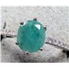 Image 2 : SILVER GENUINE EMERALD 1CT   RING