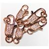 Image 2 : LOBSTER 5PCS CZ  CLASP